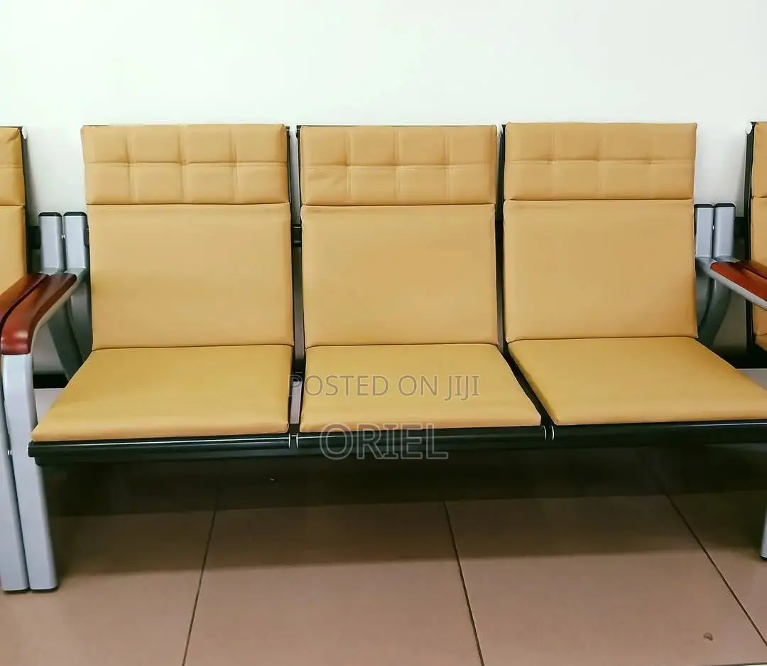Office Bench : Waiting Office Sofa Bench 5-Seater