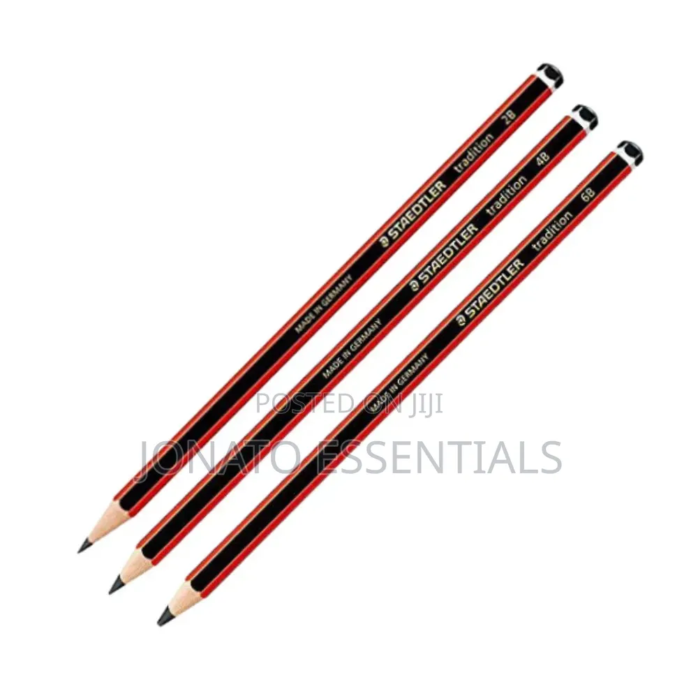Hb Pencils Box of 12 + Free Sharpener Eraser - School Supplies