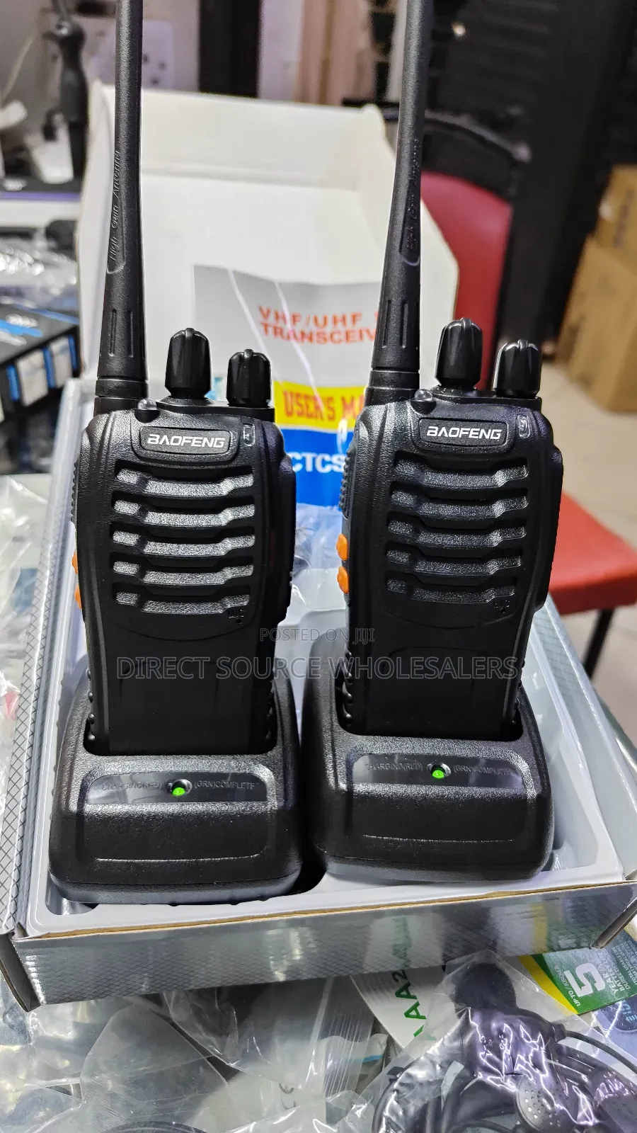 Dual Bf Baofeng 888s Walkie Talkie Radio Call