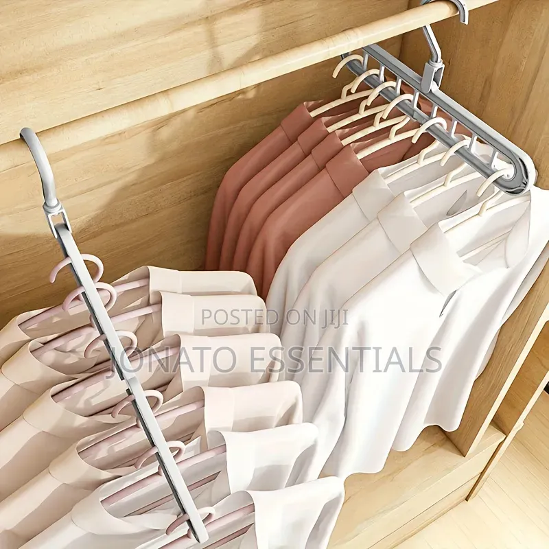 ​9 Hole Magic Clothes Hanger Space Saving Wardrobe Organizer
