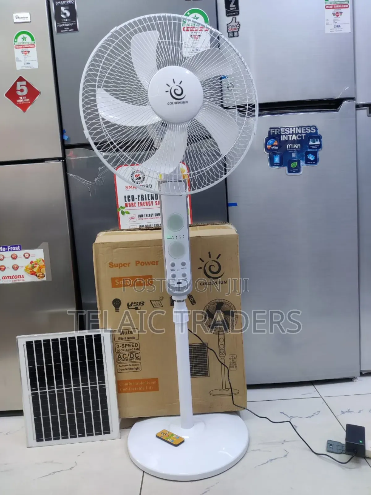 Solar Standing Fan