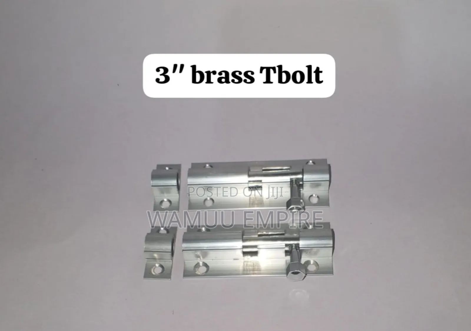 3-inch Tower Brass Bolts