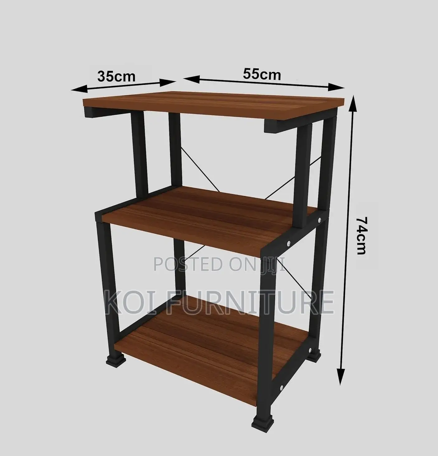 Office Desk; Three Shelves Printer Stand Desk