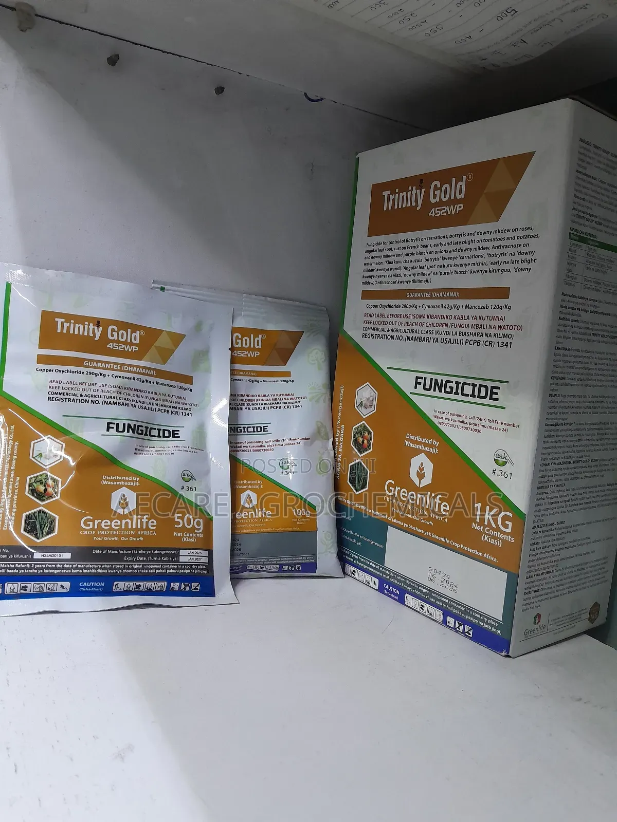 Trinity Gold Fungicide 50g, 100g, 1kg