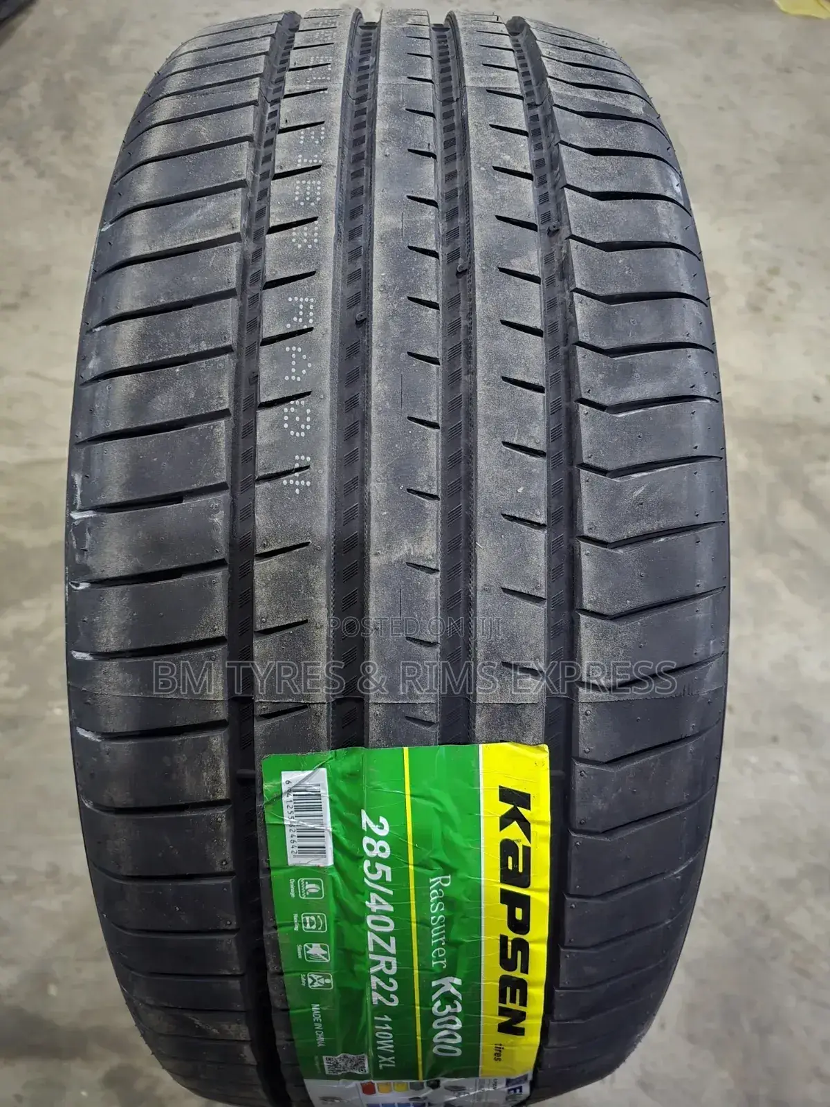 285 /40 R22 Kapsen Tyres (Highway)