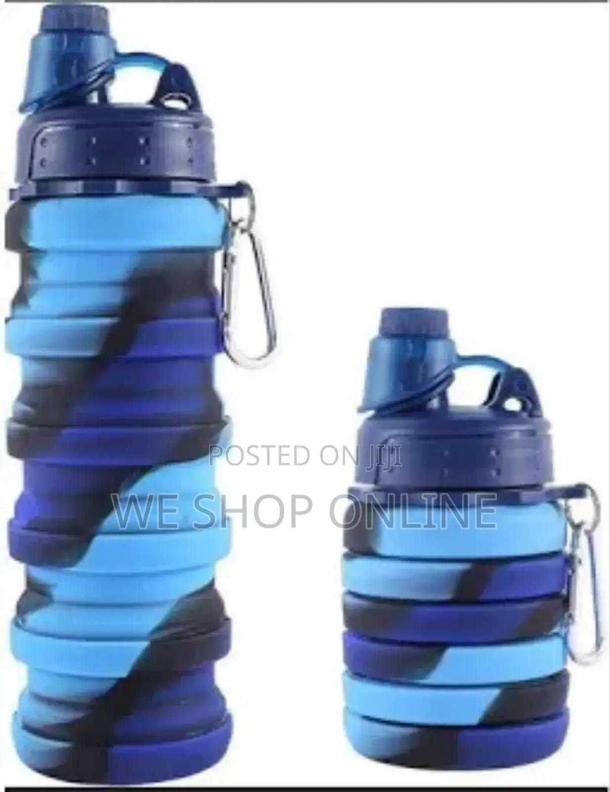 Multicolored Collapsible Water Bottle