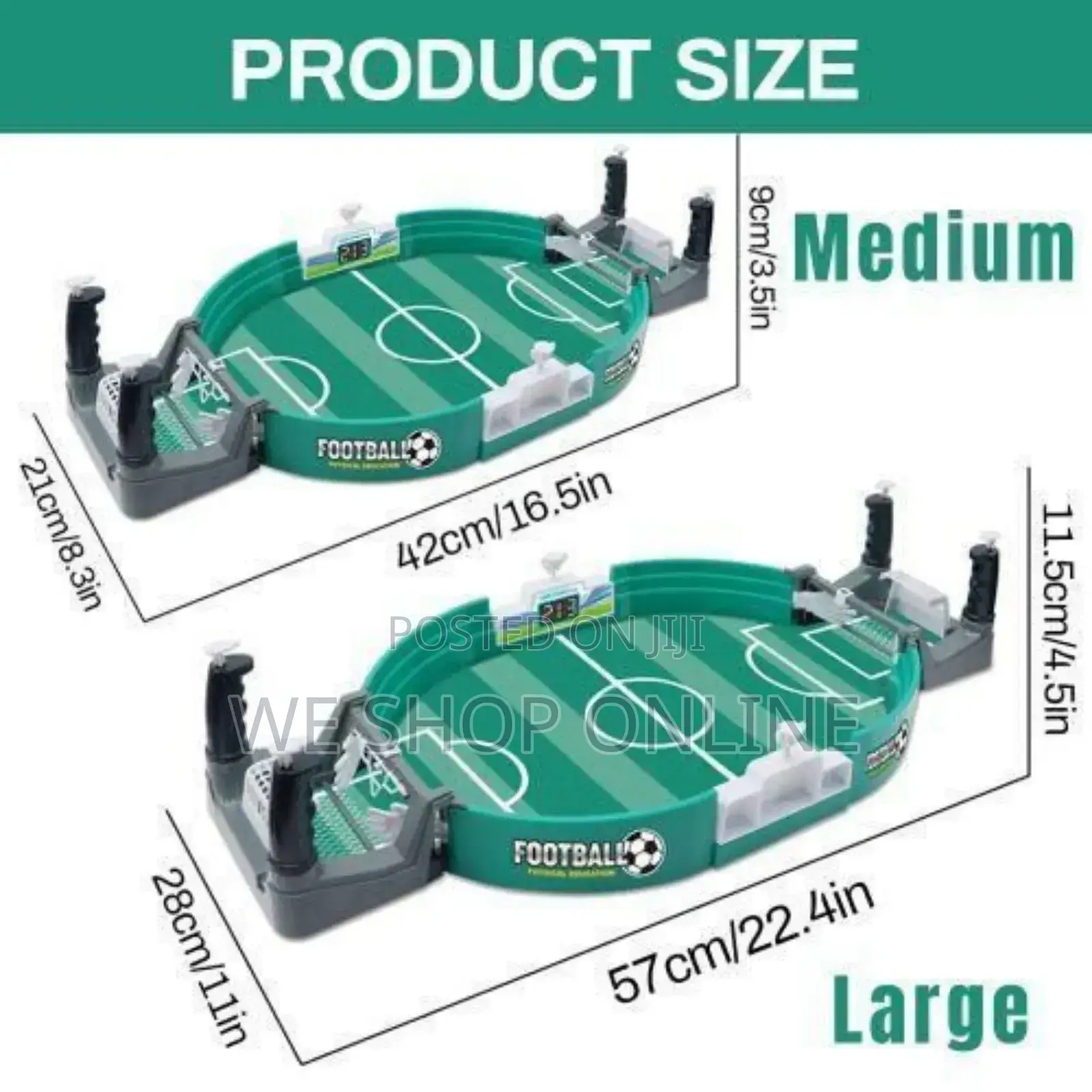 Interactive Foosball Game, 6 Piece Foosball Set