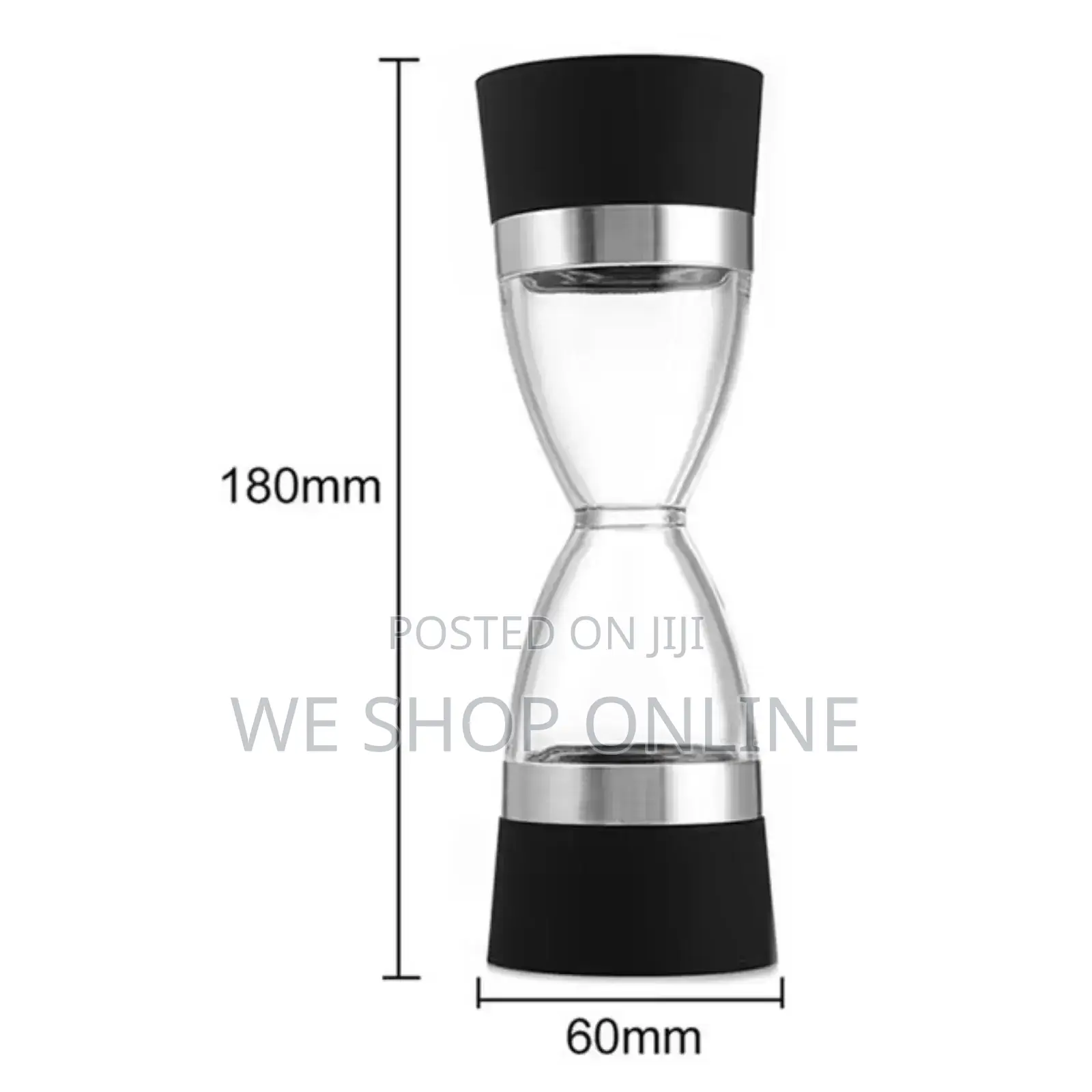 Hour Glass 2 in 1 Dual Salt Pepper Mills