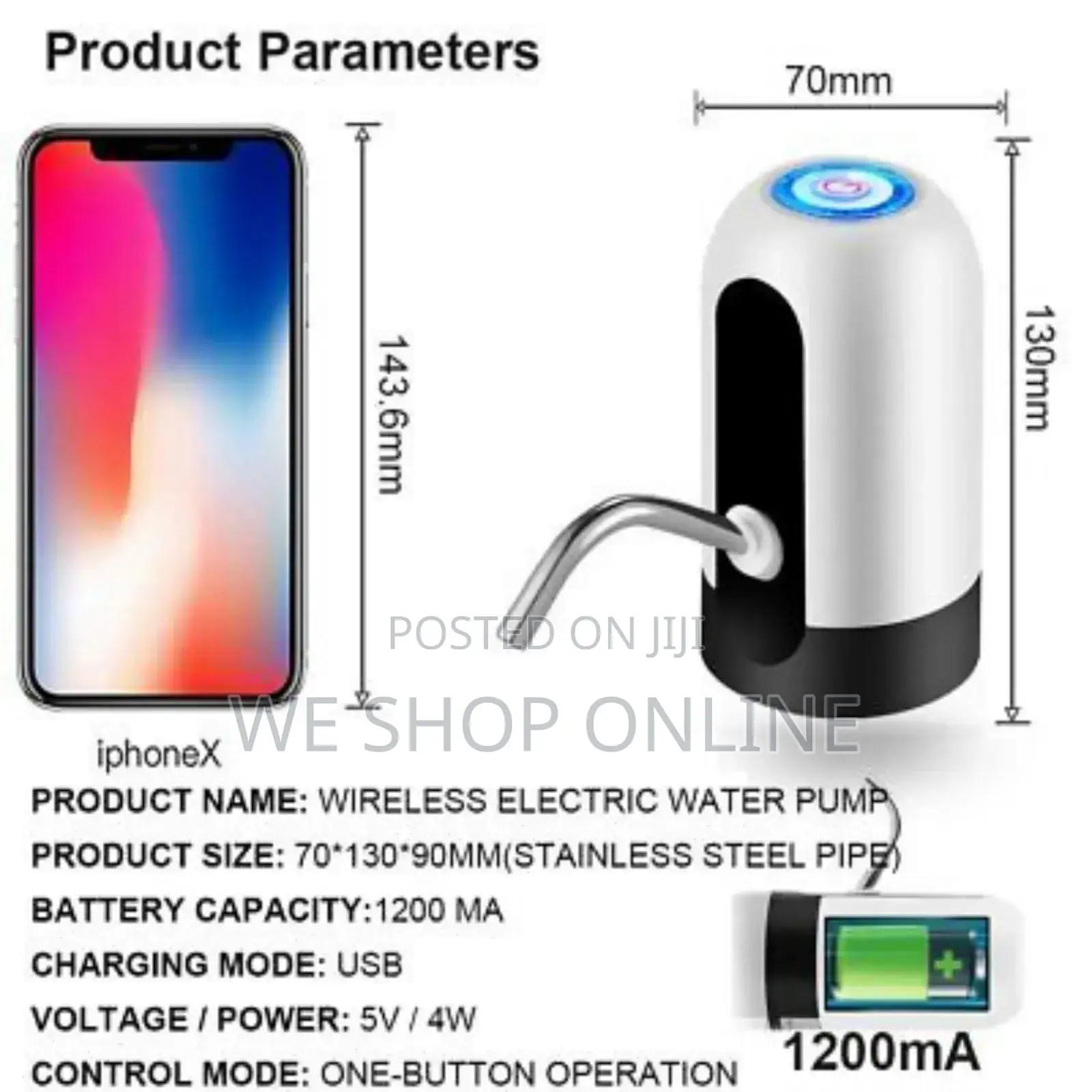 Automatic Electric Water Pump Dispenser