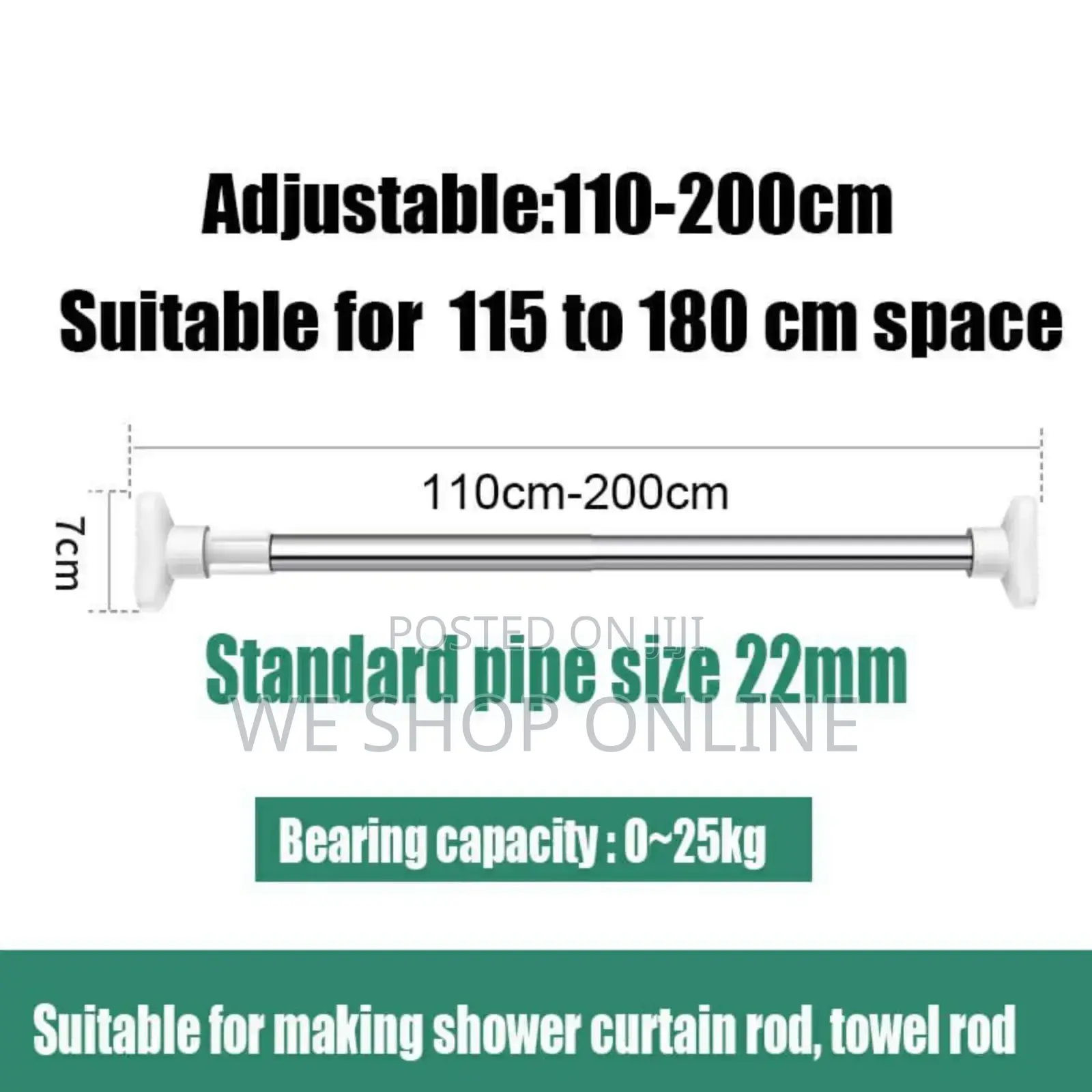 Adjustable Clothes Hanger, Retractable Rod.