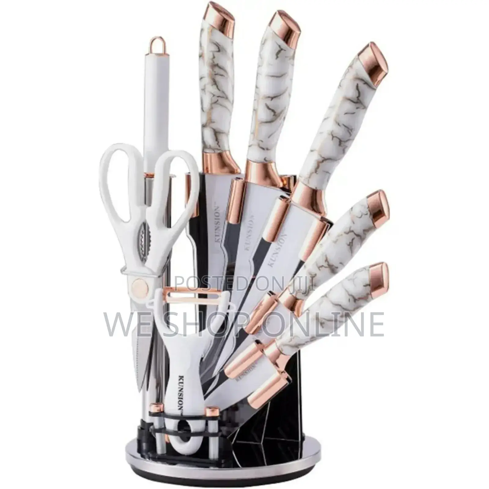 9pcs Acrylic Knife Set