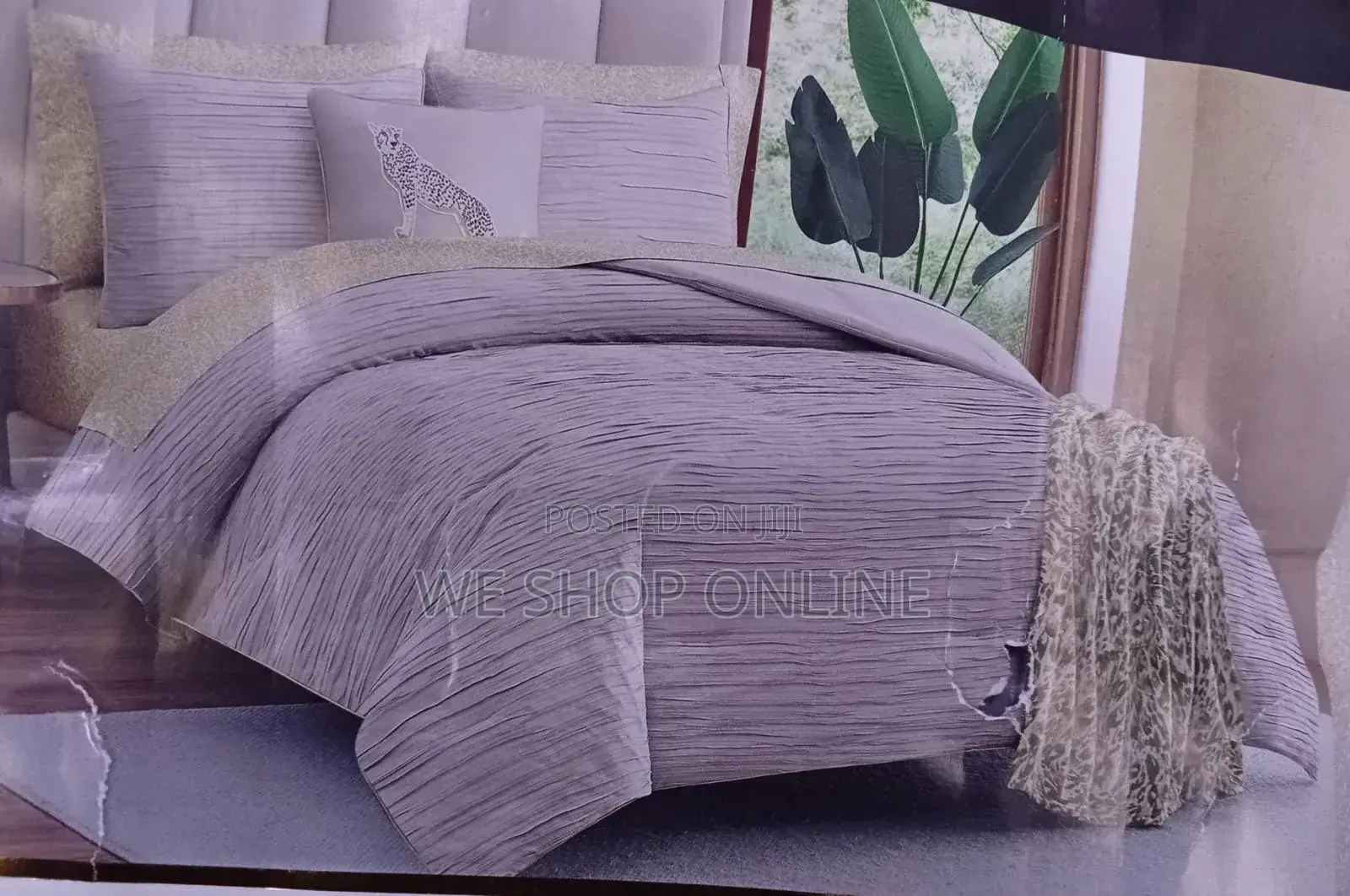 Quality* Cotton Stylish *9pc* Duvet Set Size *6/6*