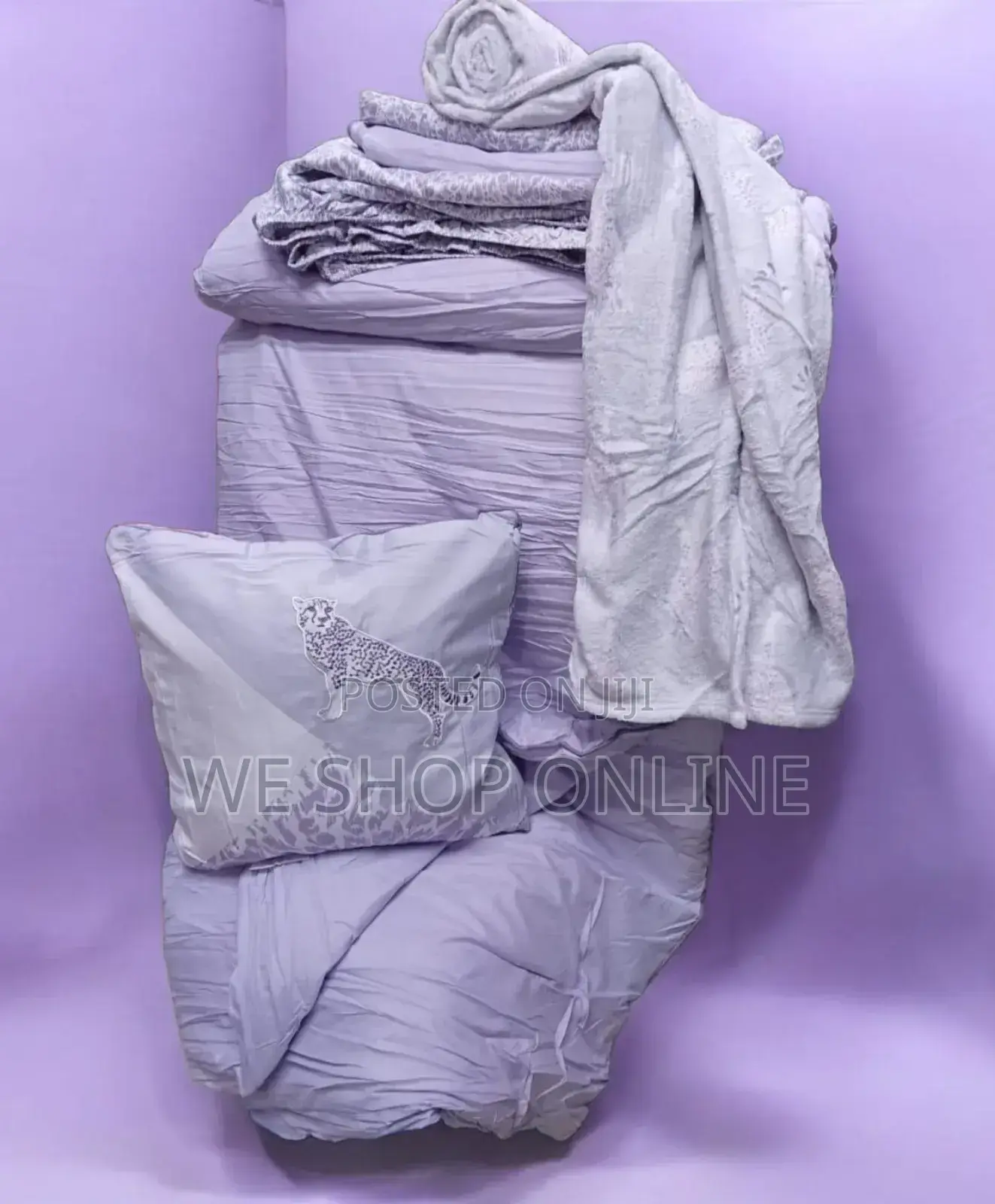 Quality* Cotton Stylish *9pc* Duvet Set Size *6/6*