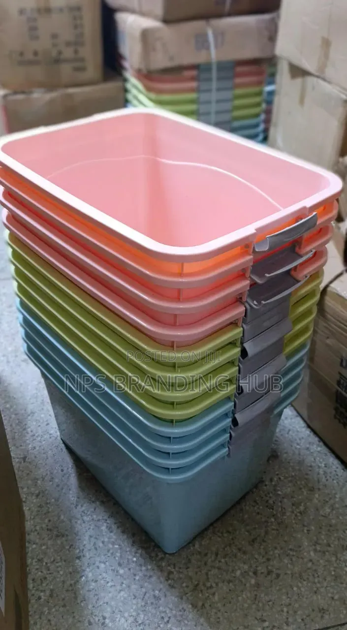 Stackable Storage Box With Wheels Approximately 70 Litres Phn