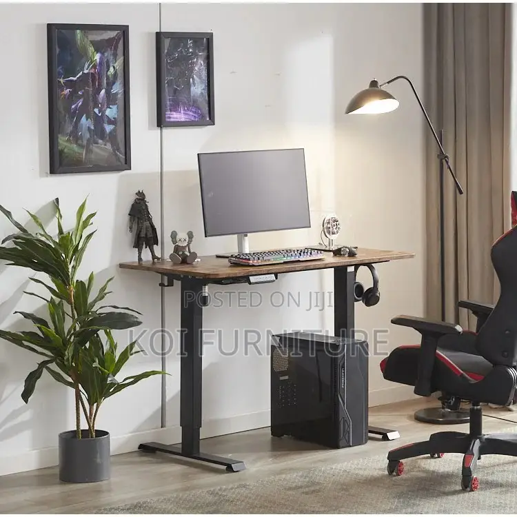 Office Desk; 1200mm Black Home Office Electric High End Desk