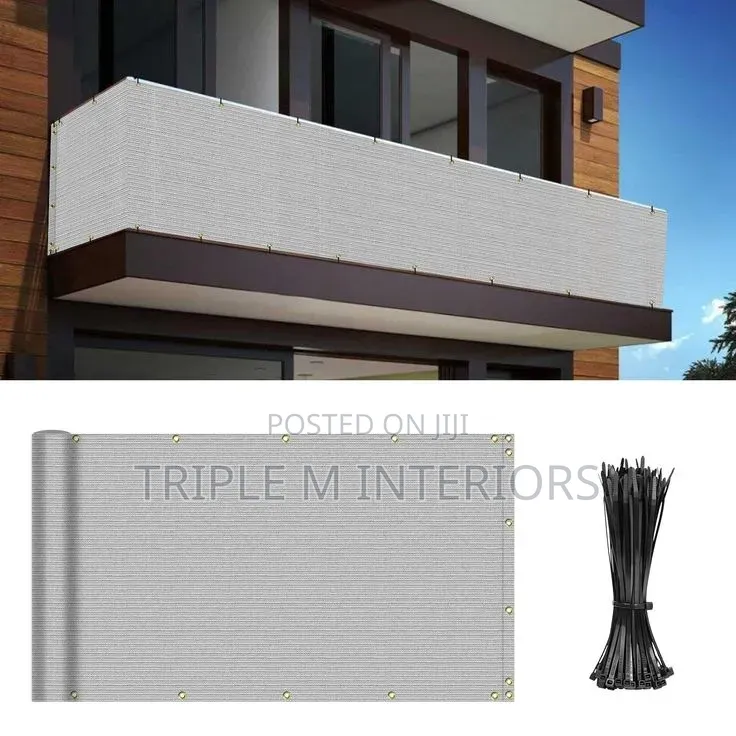 Durable Balcony Windbreak Privacy Shield For Outdoor Areas