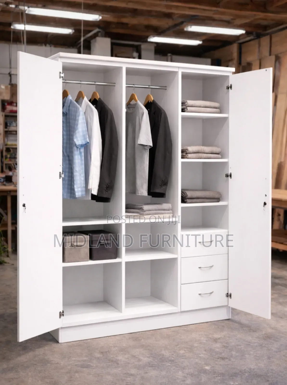 Modern Custom Clothes Cupboard in Kenya
