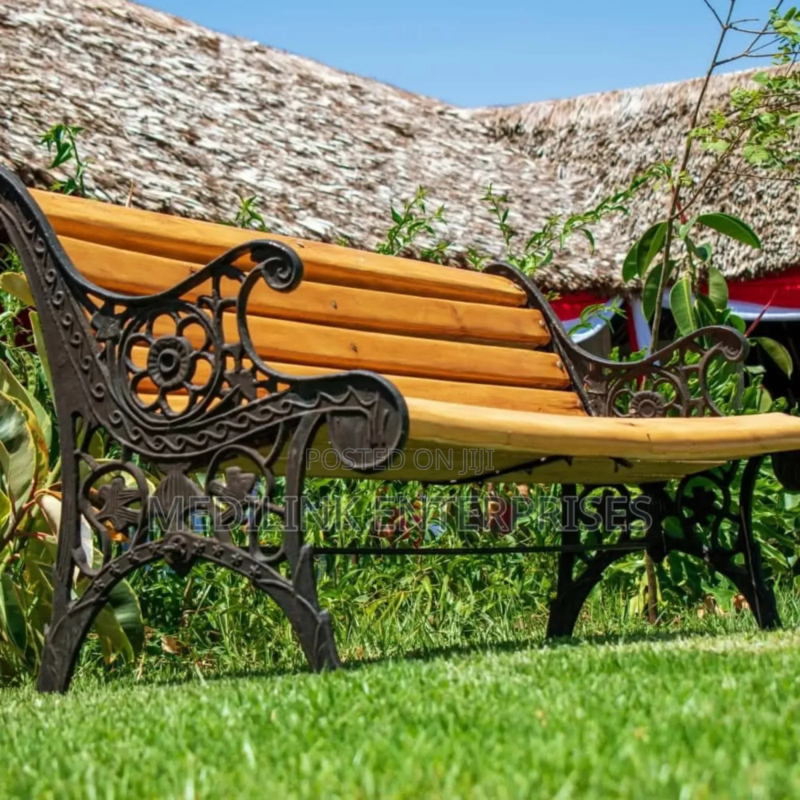 5ft Cast Iron Legs Outdoor Benches