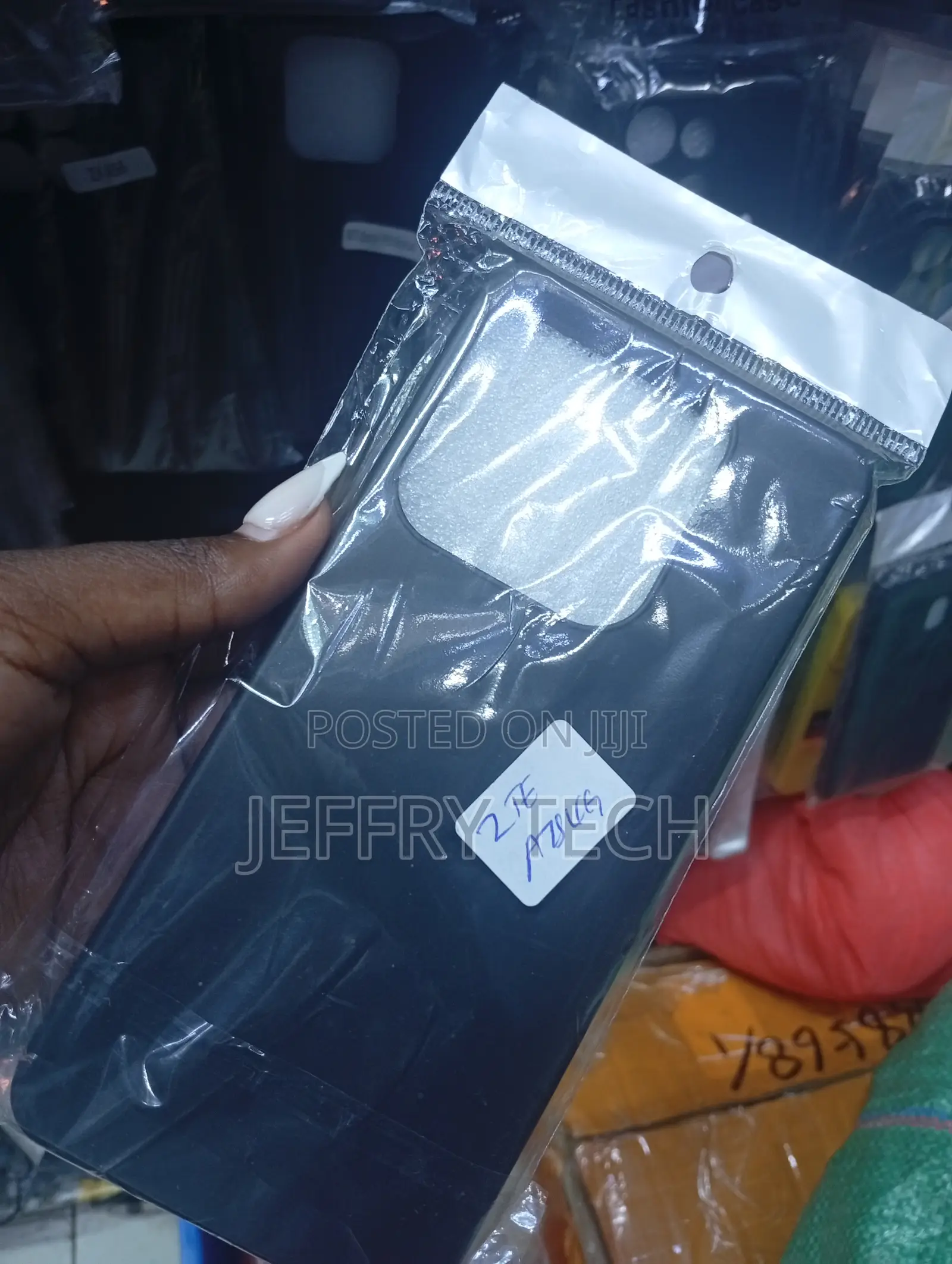 Black Silicone Back Cover Designed for the Zte Nubia V60 Design