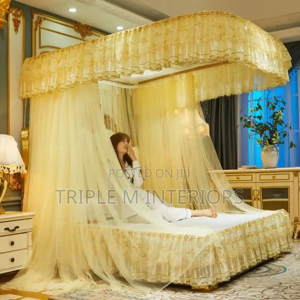 Affordable Premium 2-Stand Mosquito Net With Rail Frame
