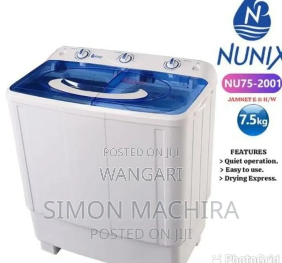 Semi Automatic Nunix 7.5kgs Washing Machine