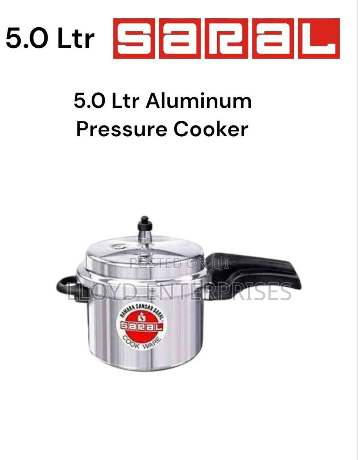 High Quality Saral Pressure Cooker 5.0litres