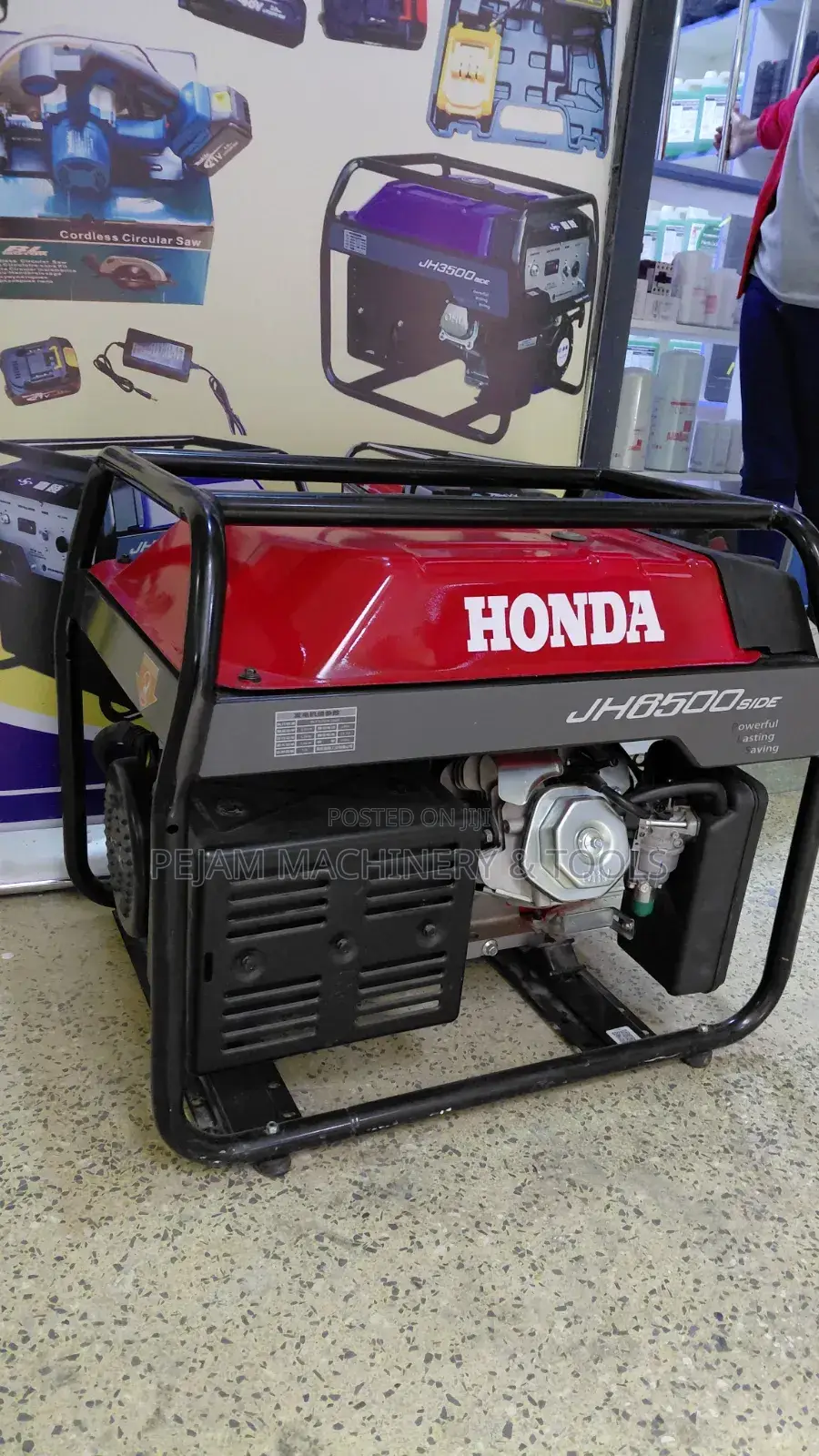 Honda 5.5kw/7.5kva Open Keystart Petrol Generator