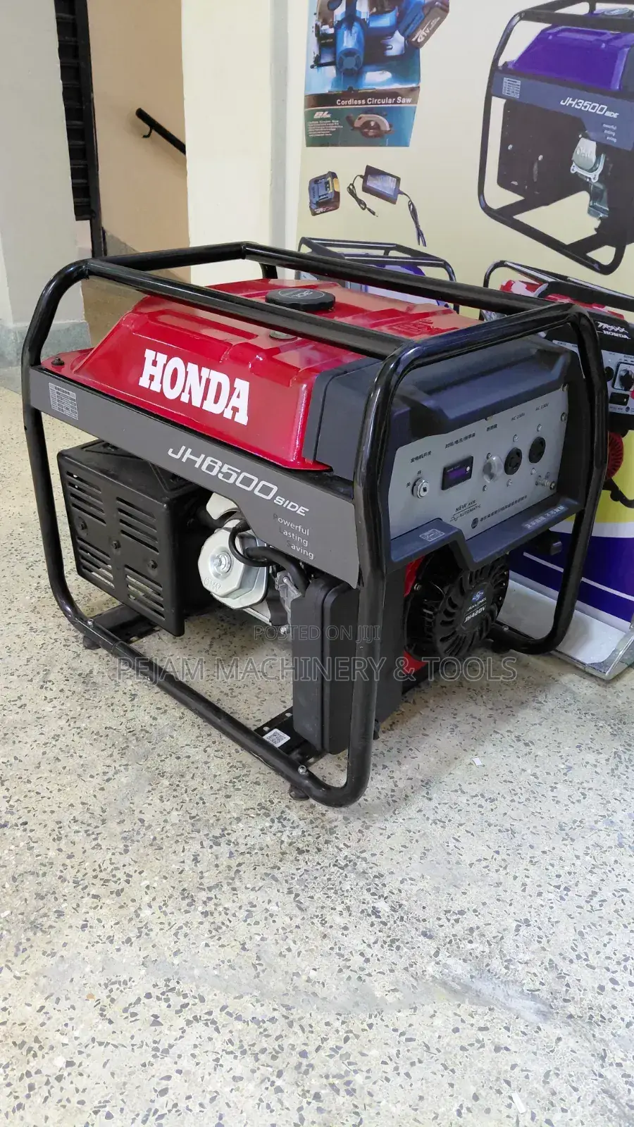 Honda 5.5kw/7.5kva Open Keystart Petrol Generator