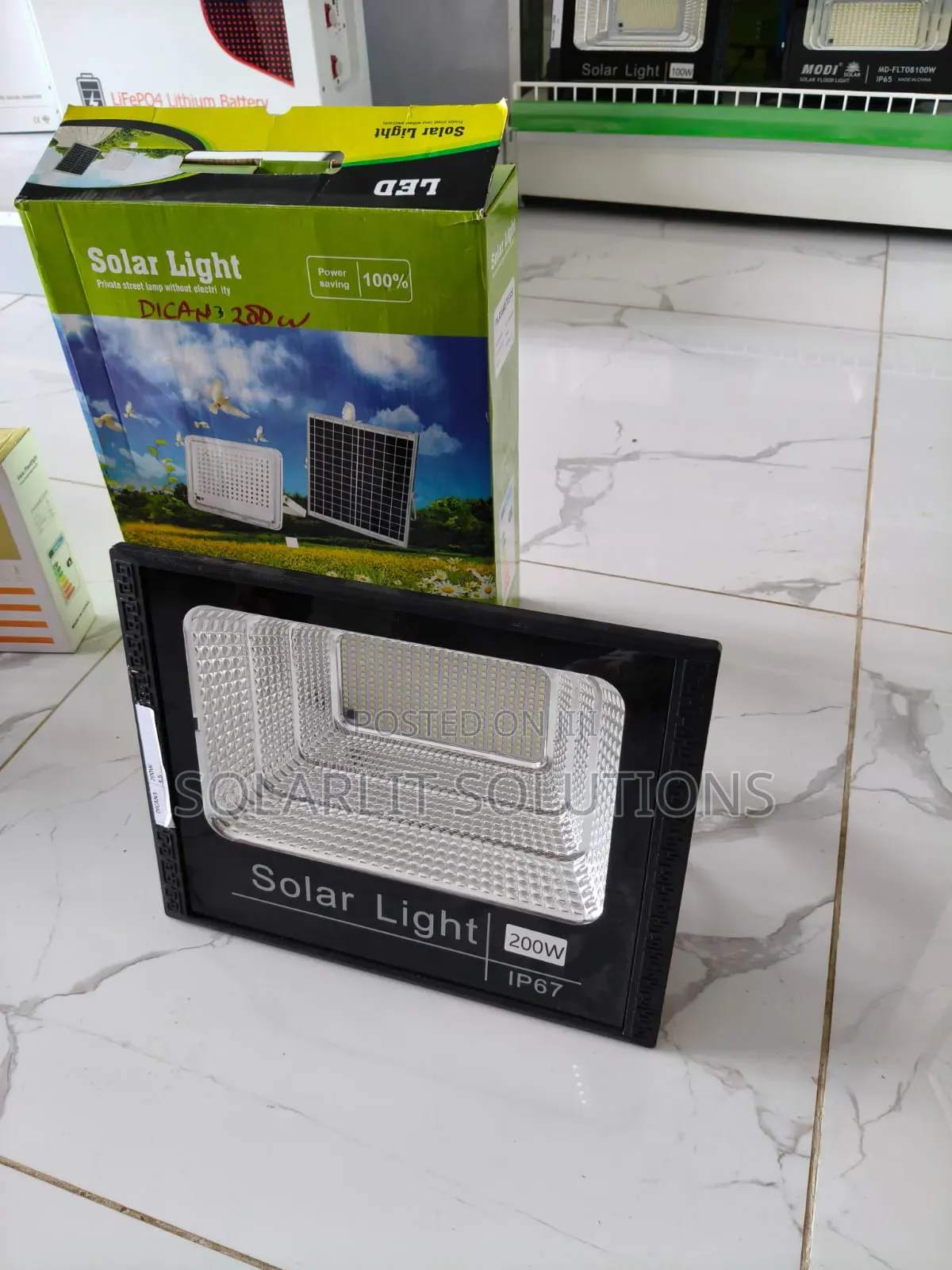 Outdoor Dican 3 200w Floodlight – Powerful Wide-Angle Illumination