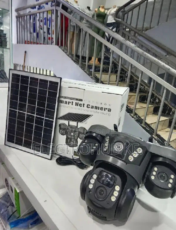 V380 Triple Llens Solar 1080p Camera - Outdoor Use
