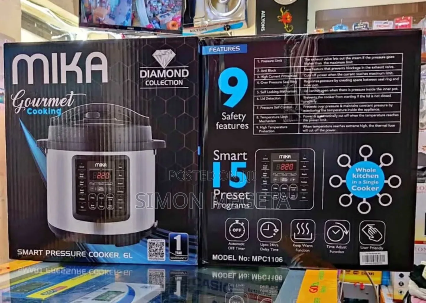 Mika Digital Pressure Cooker – Gourmet Cooking Made Easy