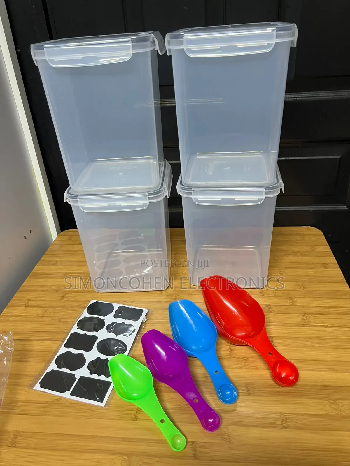 4pcs Airtight Food Storage Containers