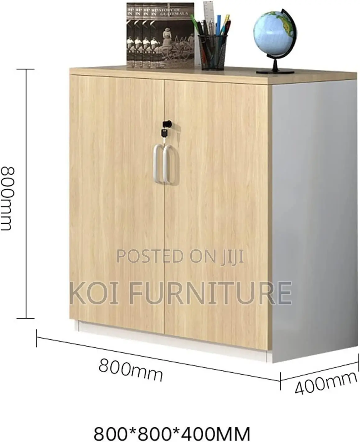 Office Cabinet; Two Doors Wooden Executive Thickened Credenza