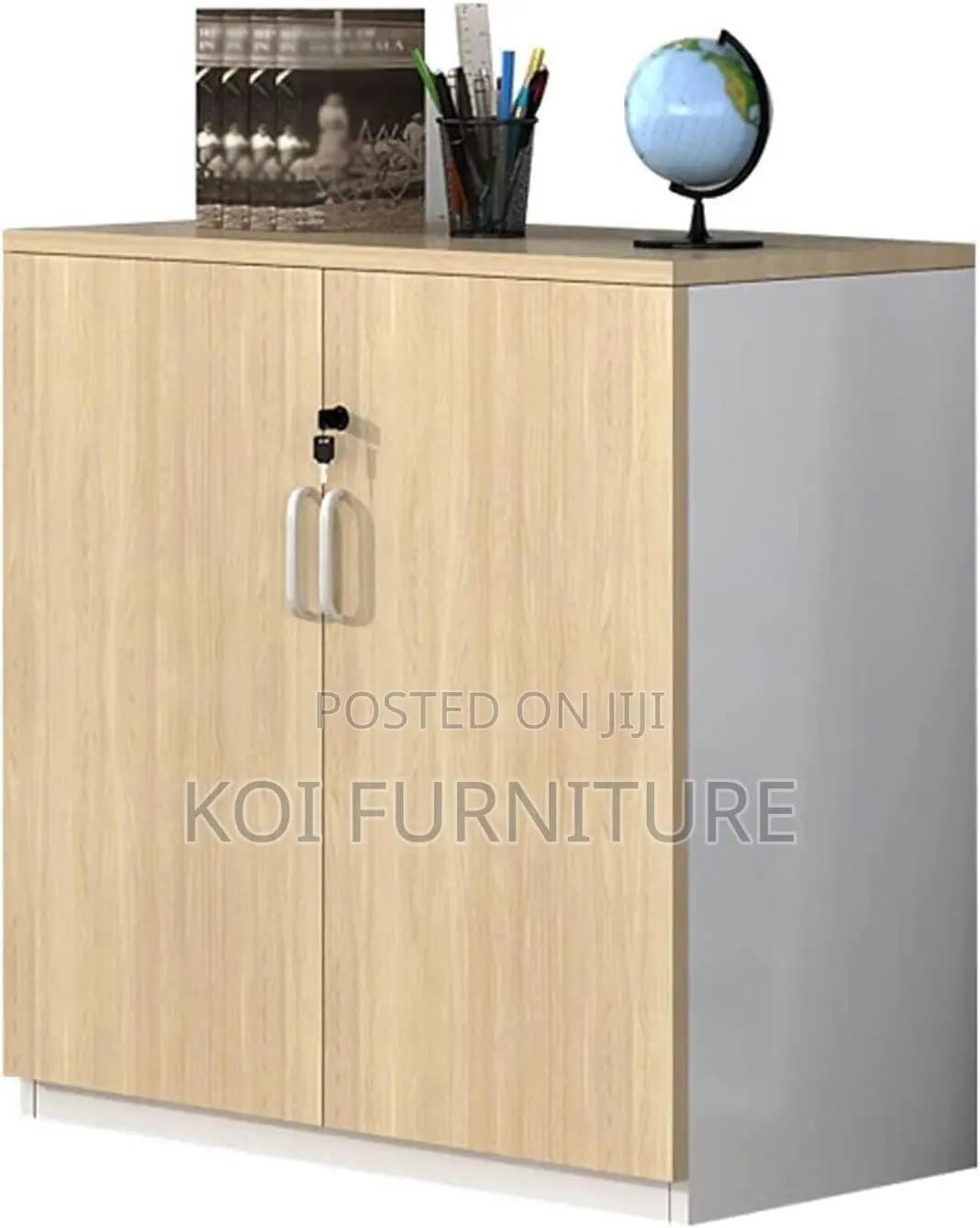 Office Cabinet; Two Doors Wooden Executive Thickened Credenza
