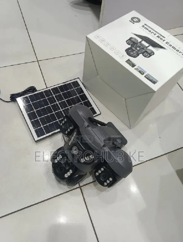 V380 4g Solar Camera 3 Lens - Smart Security Camera