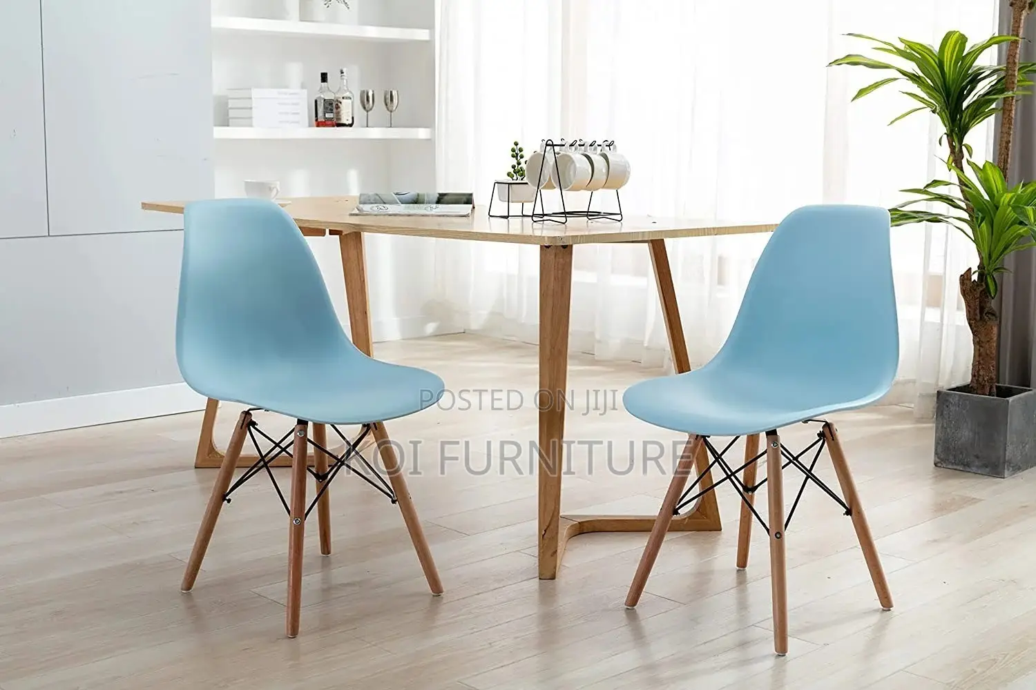 Dining Chairs; Eames Non Padded Home Hotel Dining Chairs