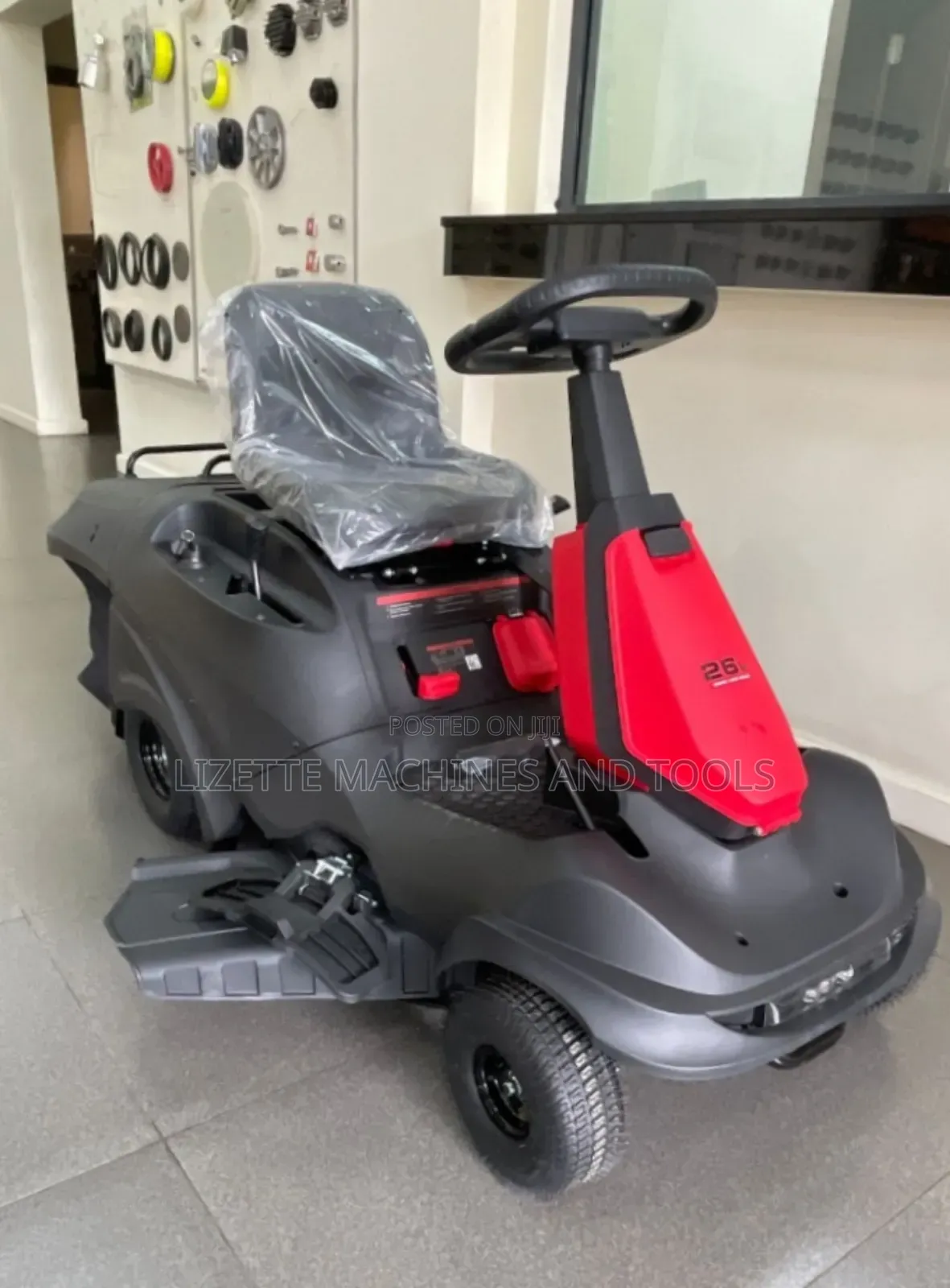 Lys30 Loncin Brand Riding Lawn Mower 9hp 224cc 26 Inches Key Start