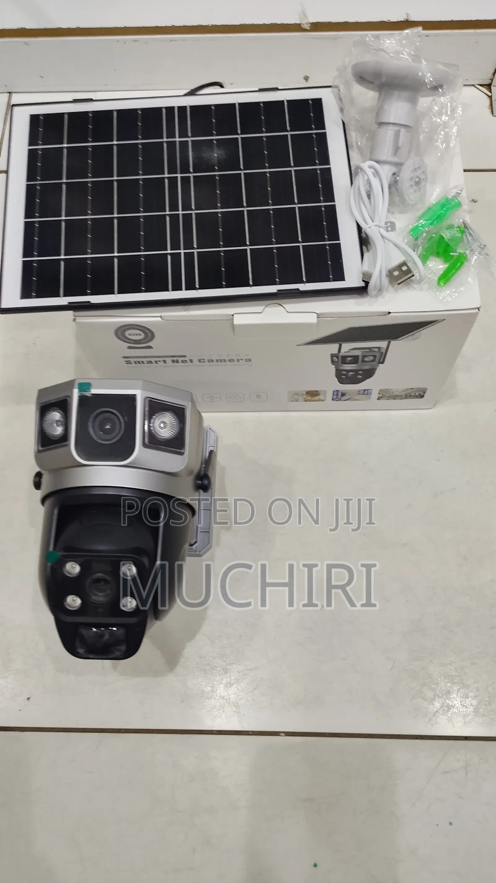 V380 Pro Dual Wifi Solar Camera – Dual 4mp Lenses for Superior Imaging
