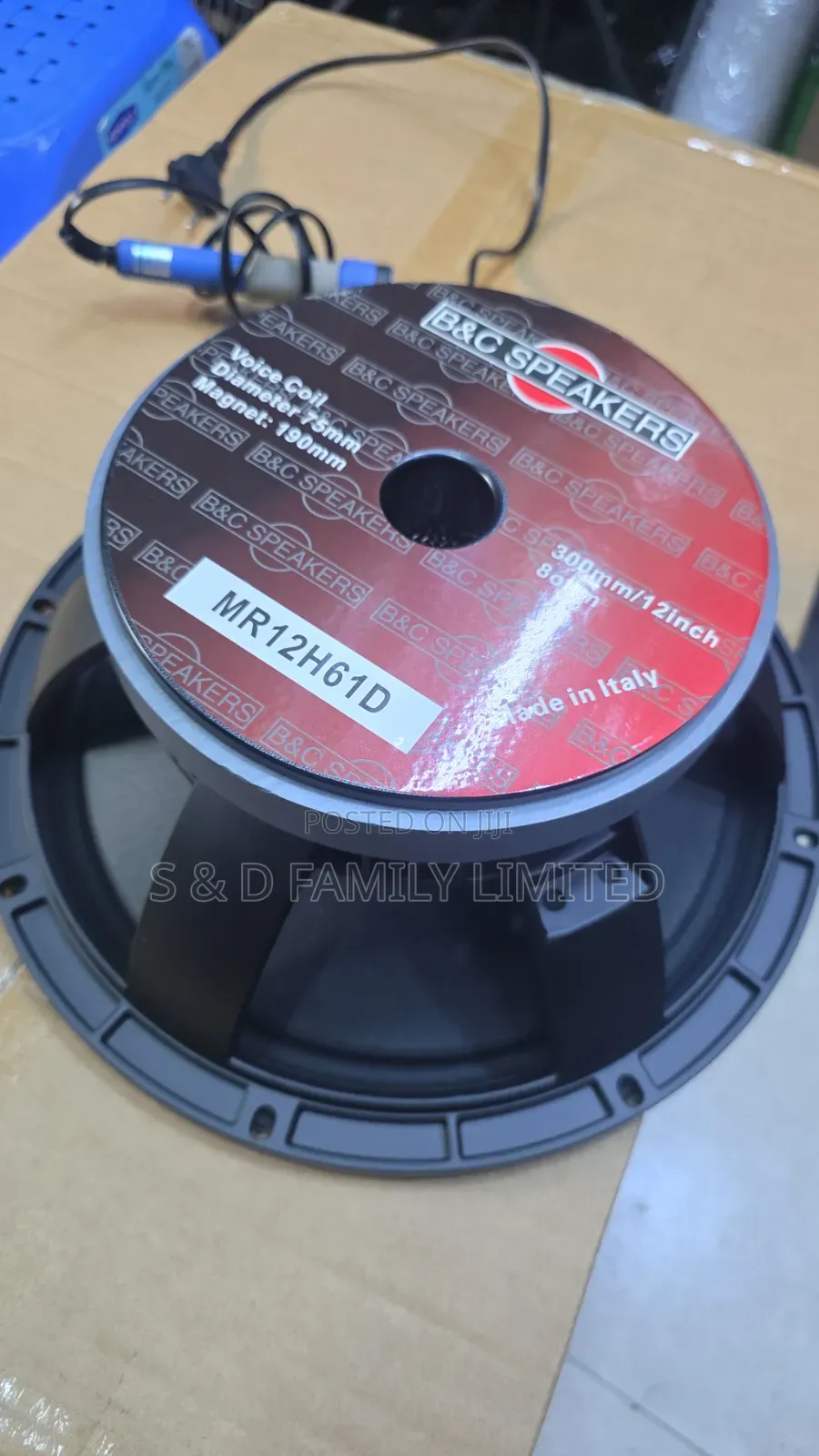 BNC 75mm Twelve Inch Naked Speaker