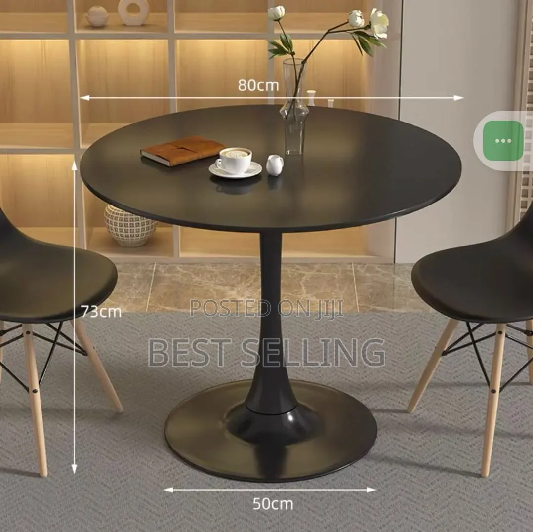 Quality Black Round Table