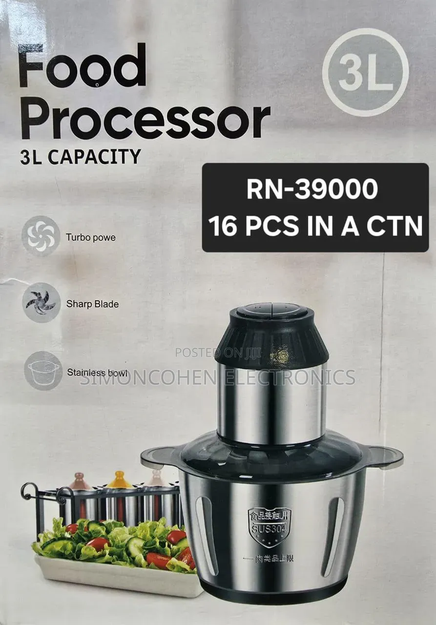 3l Kitchen Master Food Processor /Chopper