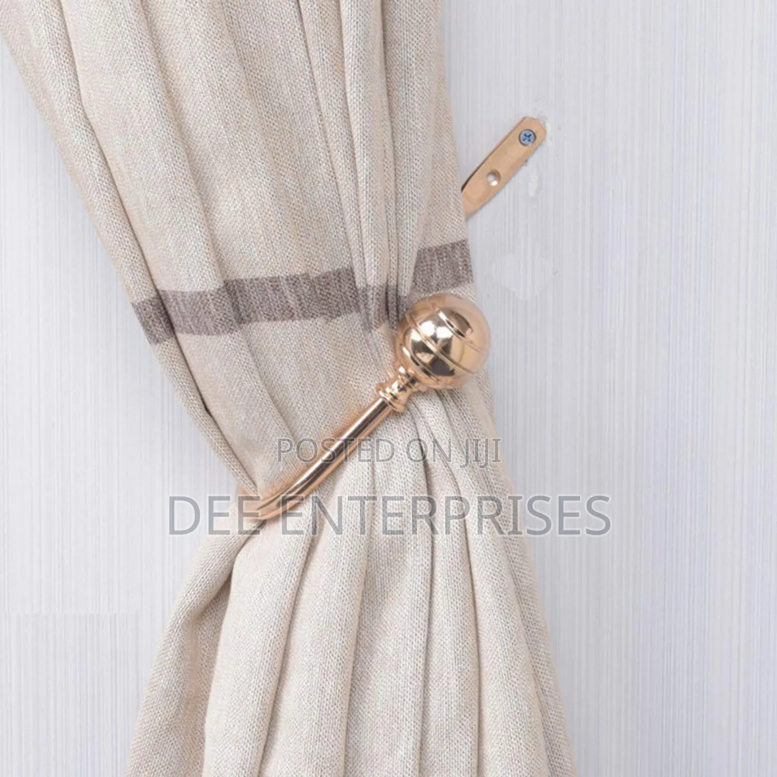 Wall-Mounted Metal Curtain Holdbacks/Holder/Tieback