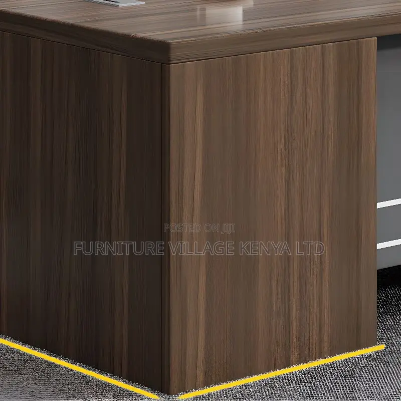 Office Desk; 1.4m Executive Study Desk With Storage Drawers