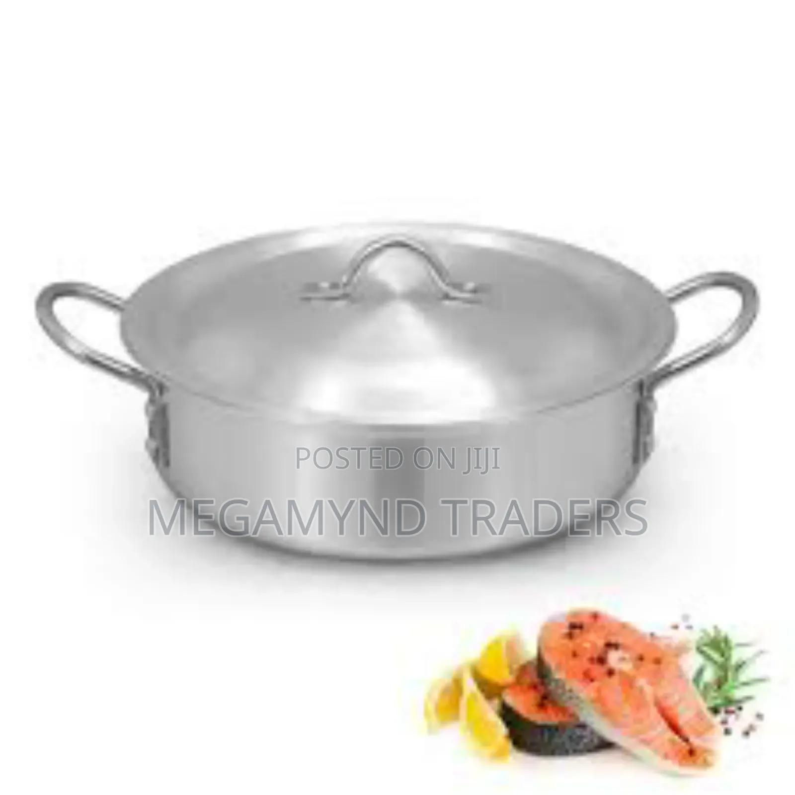 12 LTR Aluminum Sufuria / Pardini Shallow Casserole