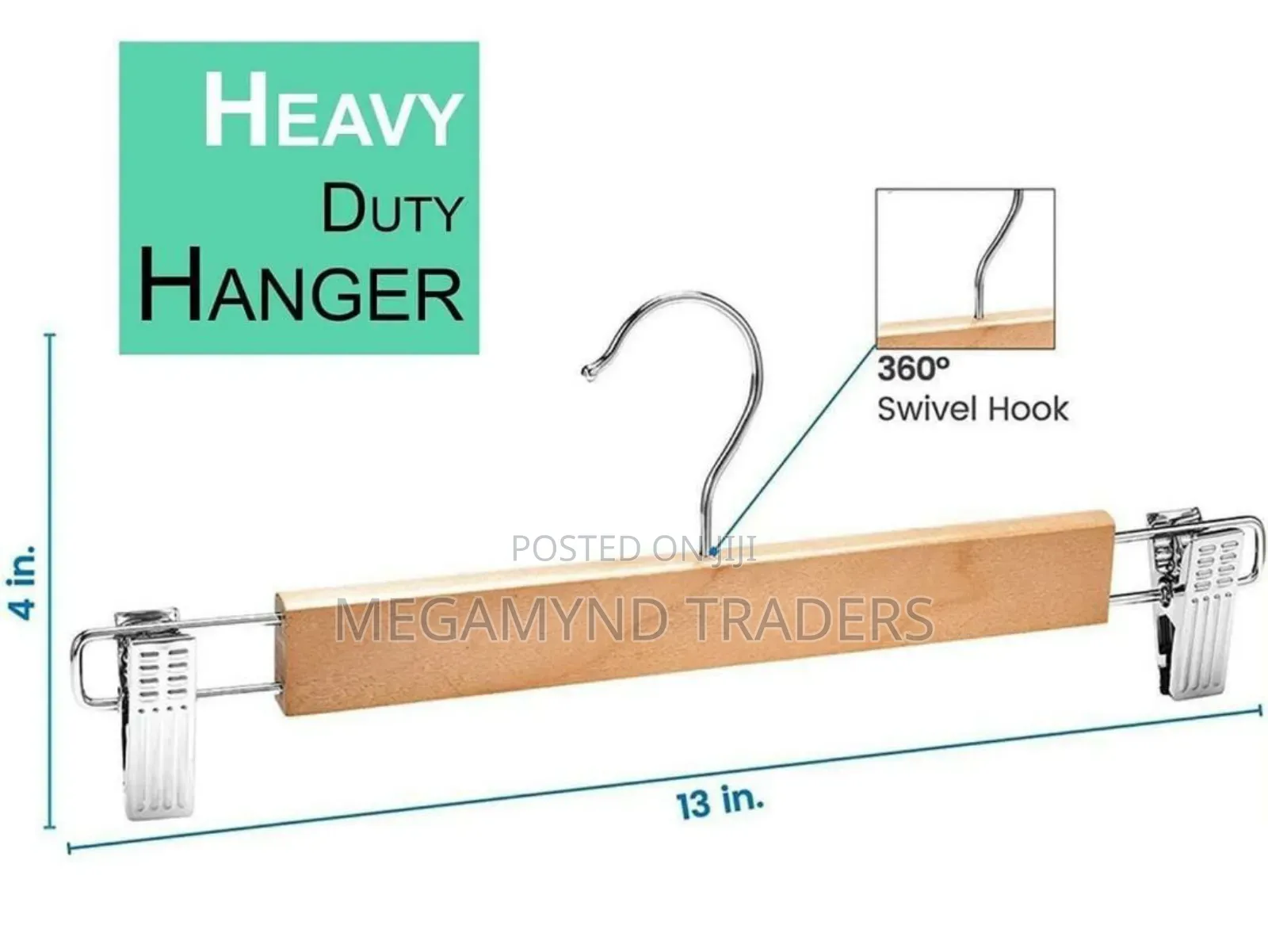 Hanger With Clip for Trouser Skirts Pant