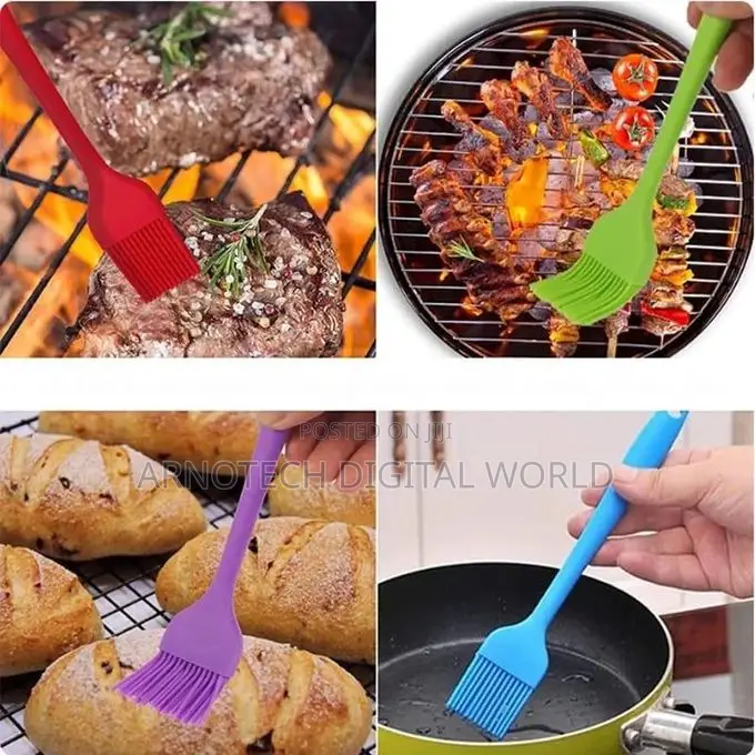 Heat Resistant Food Grade Silicone Oil Basting Pastry Brush