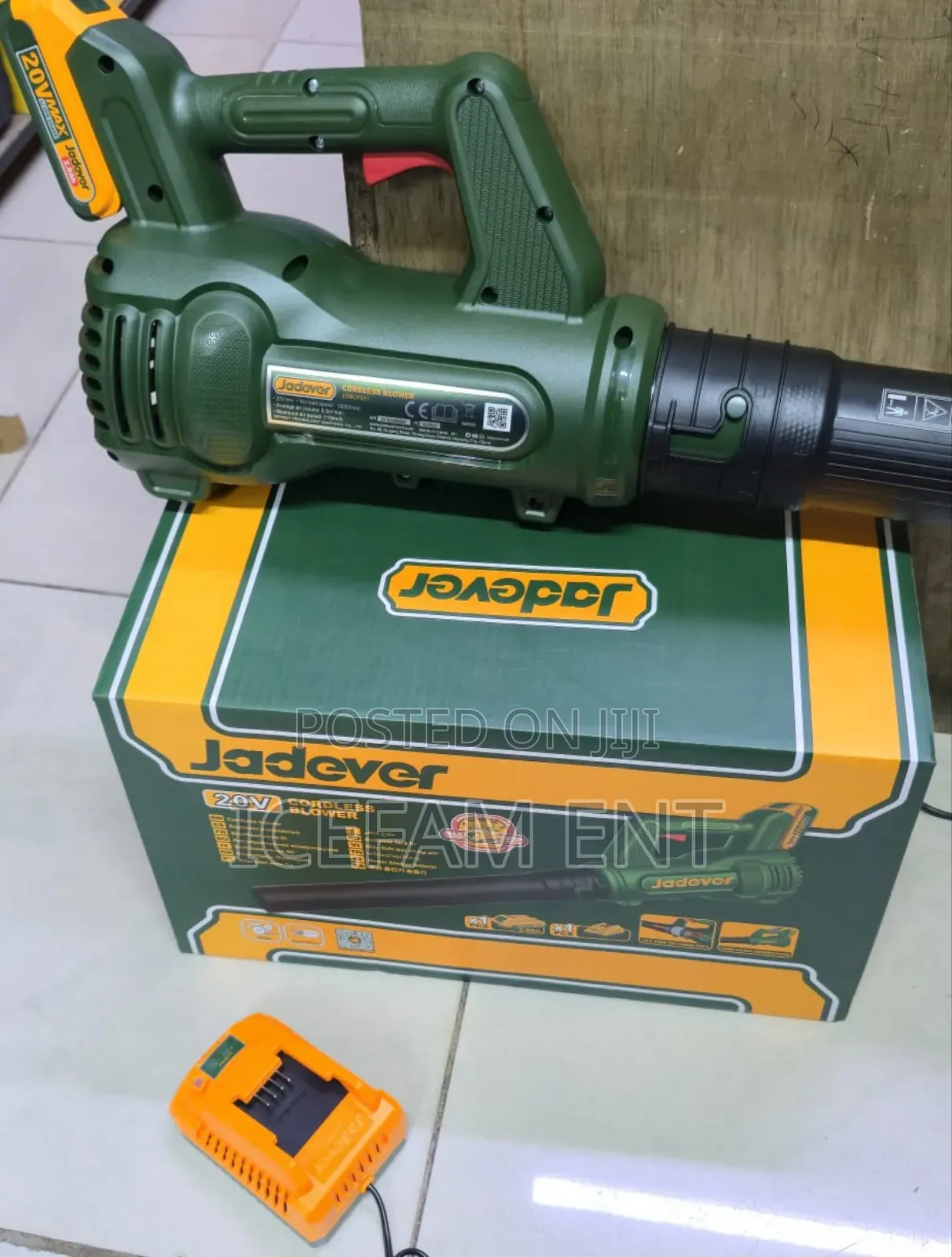 Jadever Heavy Duty Cordless Air Blower/20v Rechargeable Air Blower