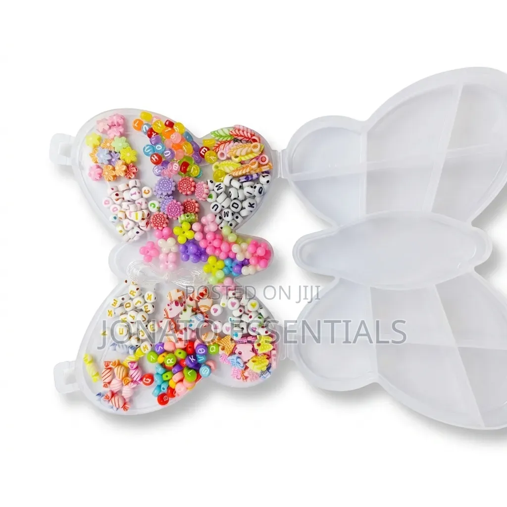 Diy Jewelry Making Bead Kit Box – Butterfly Case Beads for Bracelets