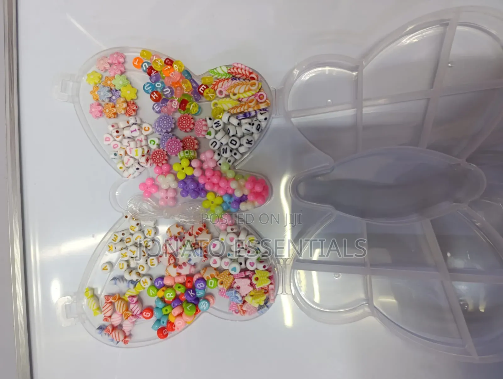 Diy Jewelry Making Bead Kit Box – Butterfly Case Beads for Bracelets