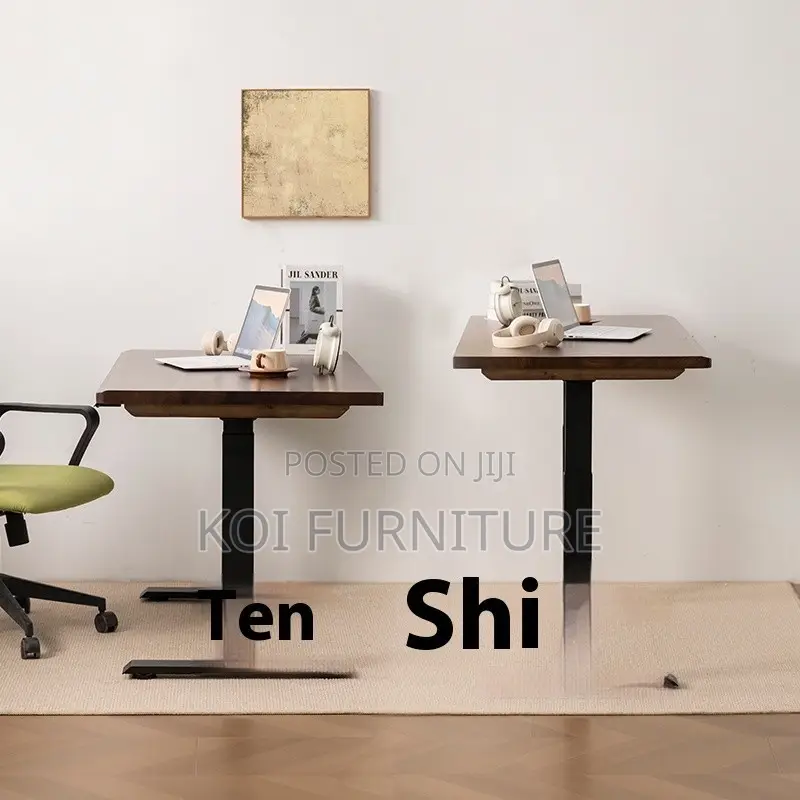 Office Desk; Modern Sit Stand Engineered Comfort Adjustabe Height Desk
